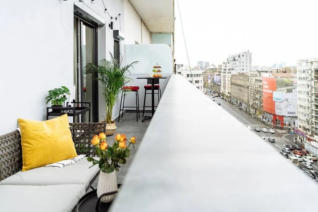 Amazing City View - Terrace+Netflix - City Center ブカレスト 0*,  ルーマニア